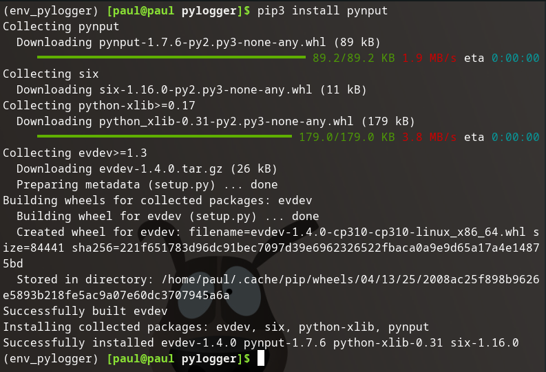 Install Dependencies into Virtual Environment